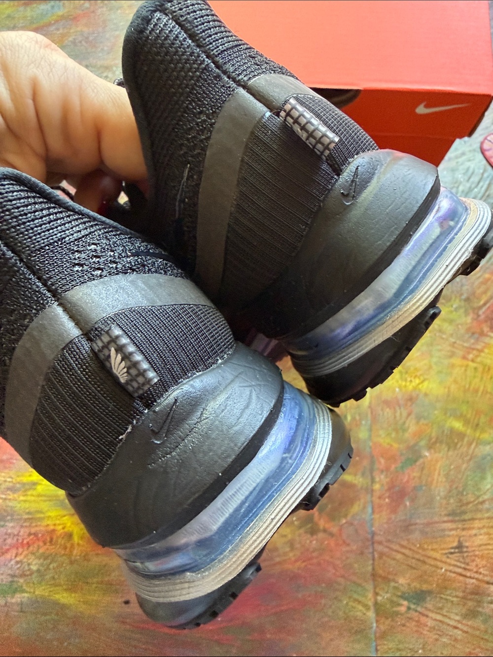 Nike Pegasus Premium Running Shoe Black Air Zoom Sneaker Sz. women 8.5 men 7 NWB - Picture 4 of 13